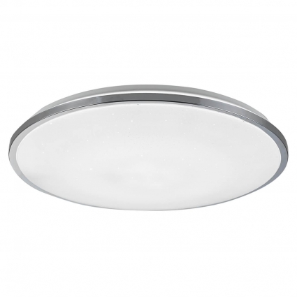 Потолочный светодиодный светильник ЭРА SPB-6-60-RC Chrome Б0030135 для спальни площадью до 30 кв.м.,  в современном стиле