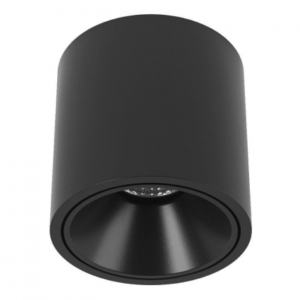 Потолочный светодиодный светильник DesignLed GW-8701-20-BL-WW 005242 для прихожей, цвет черный,  в современном стиле