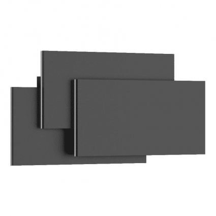 Настенный светодиодный светильник DesignLed GW Shade GW-6809-12-BL-NW 003018 для прихожей, цвет черный,  в стиле Хай-тек