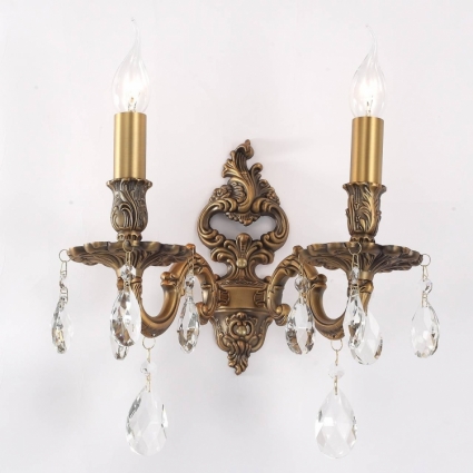 Бра Lucia Tucci Barletta W1730.2 Antique для гостиной площадью до 6.7 кв.м.,  в классическом стиле
