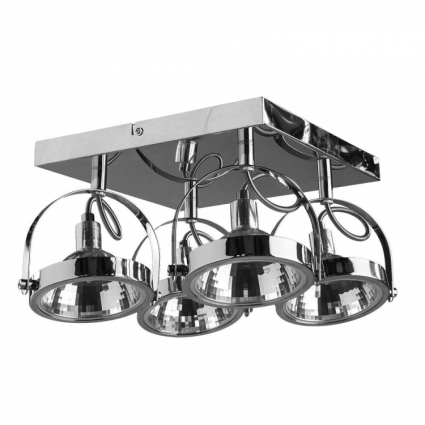 Спот Arte Lamp 99 A4506PL-4CC для магазина площадью до 8.9 кв.м., цвет хром,  в стиле лофт