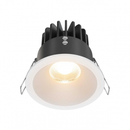 Встраиваемый светильник Maytoni Technical Downlight DL034-01-12W2.7K-W, цвет белый
