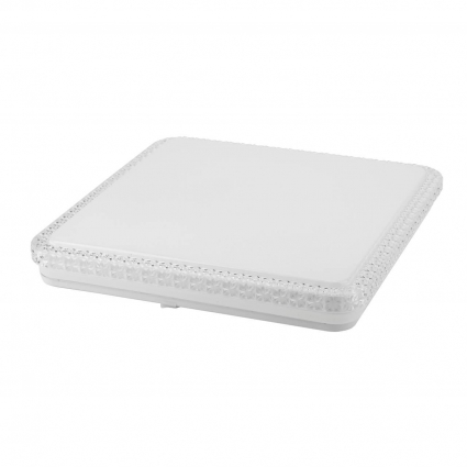 Потолочный светодиодный светильник ЭРА SPB-6-70-RC Brilliance Slim квадратный Б0035536 для гостиной площадью до 35 кв.м.,  в современном стиле