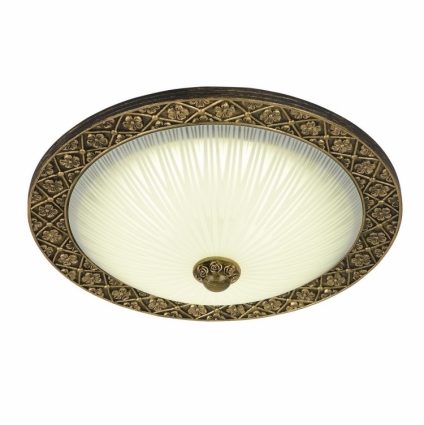 Потолочный светодиодный светильник IDLamp Marziya 264/40PF-LEDOldbronze для спальни площадью до 7.5 кв.м.,  в стиле модерн