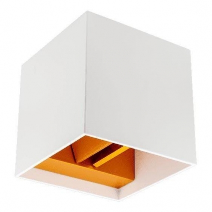 Уличный настенный светодиодный светильник DesignLed JY Big-Kub LWA803L-WH-WW 003399, цвет белый,  в современном стиле
