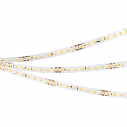 Светодиодная лента Arlight 11W/m 128Led/m DOT теплый белый 5M DOT-X128-8mm 24V Warm3000 040235
