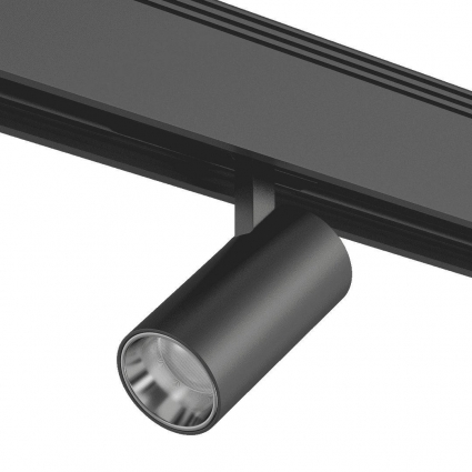 Трековый светодиодный светильник DesignLed SY-DIM-601201-BL-10-36-WW 007353 для магазина, цвет черный,  в современном стиле