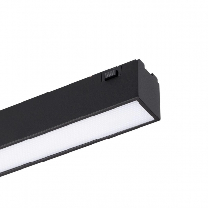Трековый светодиодный светильник Arlight Mag-Vibe-Flat-L485-24W Warm3000 044437, цвет черный,  в современном стиле
