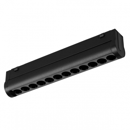 Трековый светодиодный светильник Arlight Mag-Vibe-Laser-Turn-L209-12W Day4000-Mix 044177, цвет черный,  в современном стиле