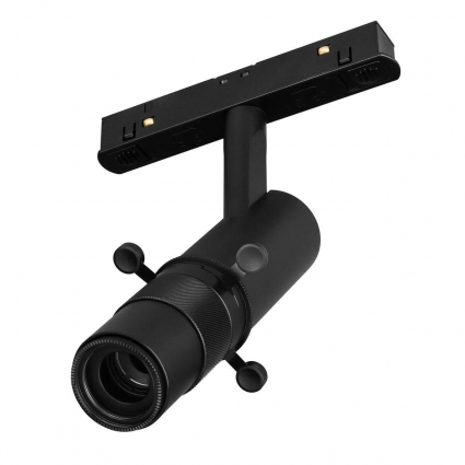 Трековый светодиодный светильник Arlight Mag-Orient-Spot-Crop-Zoom-TC-R35-6W Day4000 045066, цвет черный,  в современном стиле