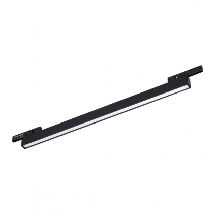 Трековый светодиодный светильник Arlight Mag-Microcosm-Flat-L300-8W Warm3000 043271, цвет черный,  в современном стиле