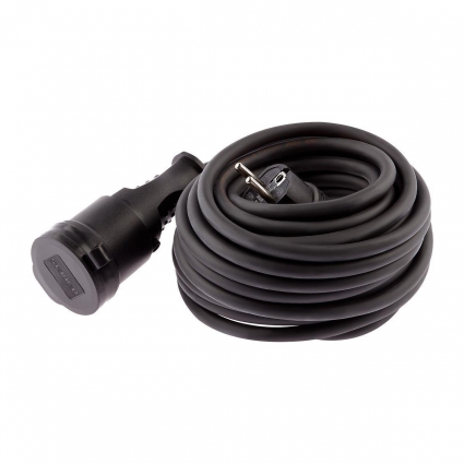 Удлинитель силовой ЭРА 1гн 10м с/з UPx-1e-3x1,5-10m-IP44(kg) Б0050857, цвет черный