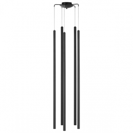 L5T747437 Люстра TUBO LED 25W 1500LM 25G ЧЕРНЫЙ 3000K