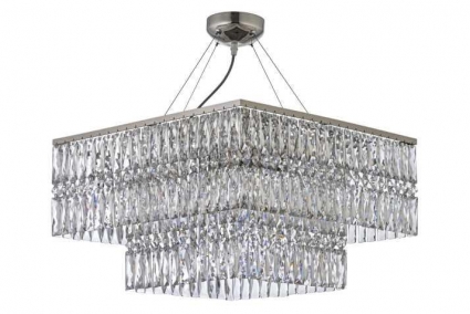 Люстра подвесная Arti Lampadari Elite Acquaro E 1.5.50.101 NP на площадь до 17.6 кв.м., цвет никель,  в современном стиле