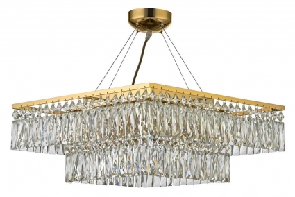 Люстра подвесная Arti Lampadari Elite Acquaro E 1.5.50.100 GP на площадь до 17.6 кв.м., цоколь G9,  в современном стиле