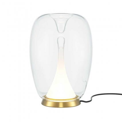 Настольная светодиодная лампа Maytoni Splash MOD282TL-L15G3K1 для спальни, цвет прозрачный,  в стиле модерн