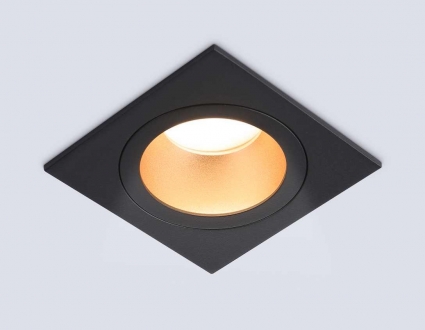 Светильник встраиваемый Ambrella Light TN102829, цвет черный,  в стиле Хай-тек