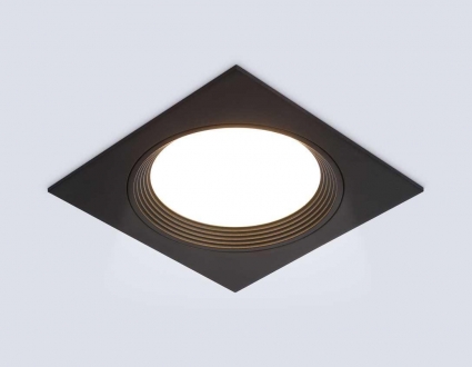 Светильник встраиваемый Ambrella Light TN51804, цвет черный,  в стиле Хай-тек