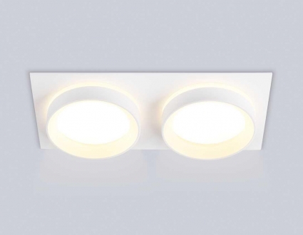 Светильник встраиваемый Ambrella Light TN6711, цвет белый,  в стиле Хай-тек