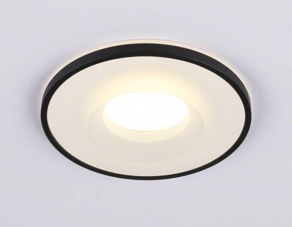 Светильник встраиваемый Ambrella Light TN3201, цвет черный,  в стиле Хай-тек