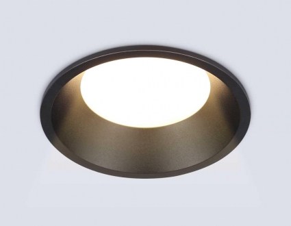 Светильник встраиваемый Ambrella Light TN51814, цвет черный,  в стиле Хай-тек