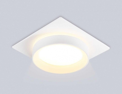 Светильник встраиваемый Ambrella Light TN6709, цвет белый,  в стиле Хай-тек