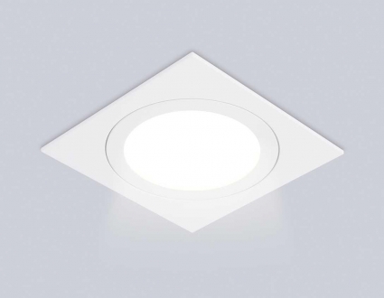 Светильник встраиваемый Ambrella Light TN6607, цвет белый,  в стиле Хай-тек
