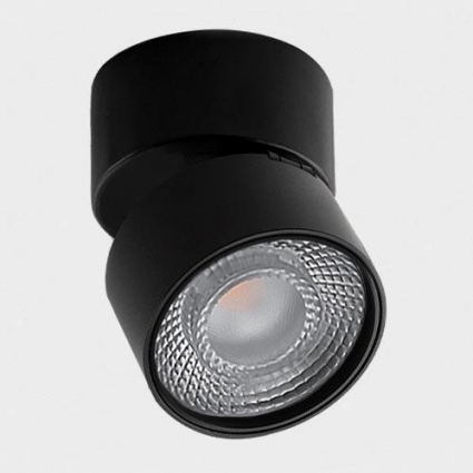 Светодиодный спот Italline IT02-011 black 3000K для ванной, цвет черный,  в современном стиле