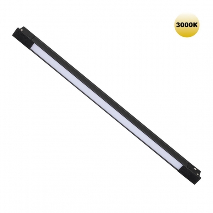 Трековый светильник Novotech для низковольтного шинопровода IP20 LED 10W 48V 3000K 390Лм FLUM 359509, цвет черный,  в стиле Хай-тек