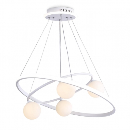 Подвесная светодиодная люстра Ambrella light Comfort LineTech FL66321 для гостиной площадью до 20 кв.м.,  в стиле Хай-тек