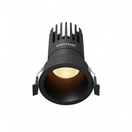 Встраиваемый светильник Maytoni Technical Dip DL118-15W-2.7K-B, цвет черный