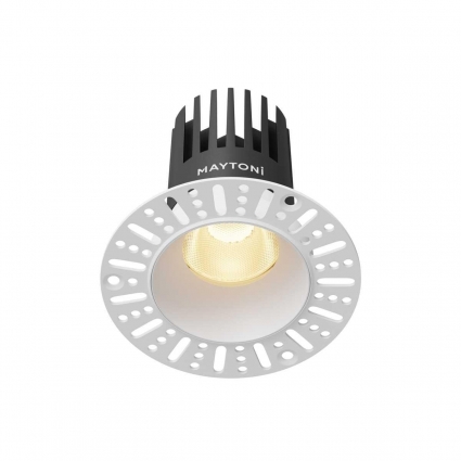 Встраиваемый светильник Maytoni Technical Dip DL121-15W-2.7K-TRS-W, цвет белый