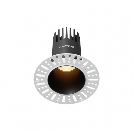Встраиваемый светильник Maytoni Technical Dip DL120-10W-2.7K-TRS-B, цвет черный