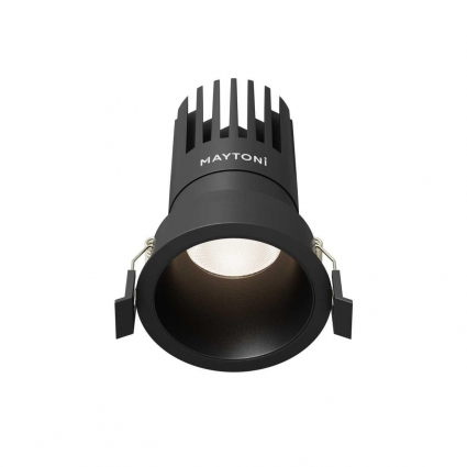 Встраиваемый светильник Maytoni Technical Dip DL118-15W-4K-B, цвет черный