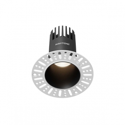 Встраиваемый светильник Maytoni Technical Dip DL120-10W-4K-TRS-B, цвет черный