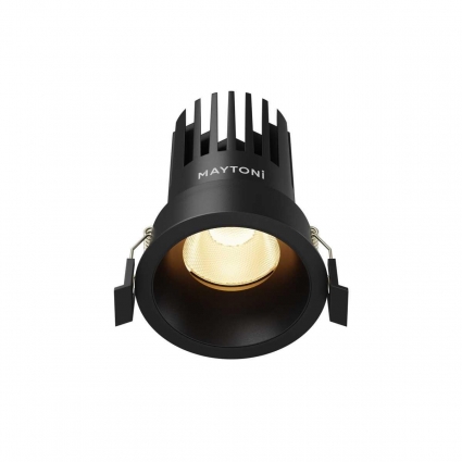 Встраиваемый светильник Maytoni Technical Dip DL117-15W-2.7K-B, цвет черный