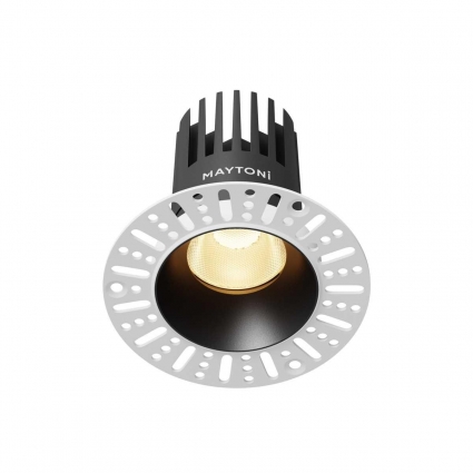 Встраиваемый светильник Maytoni Technical Dip DL121-15W-2.7K-TRS-B, цвет черный