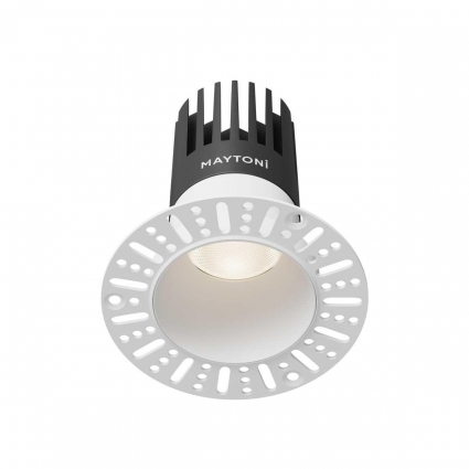 Встраиваемый светильник Maytoni Technical Dip DL122-15W-4K-TRS-W, цвет белый