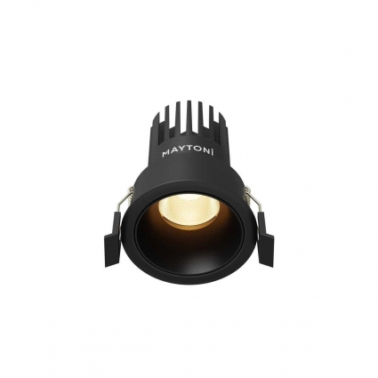 Встраиваемый светильник Maytoni Technical Dip DL115-10W-2.7K-B, цвет черный
