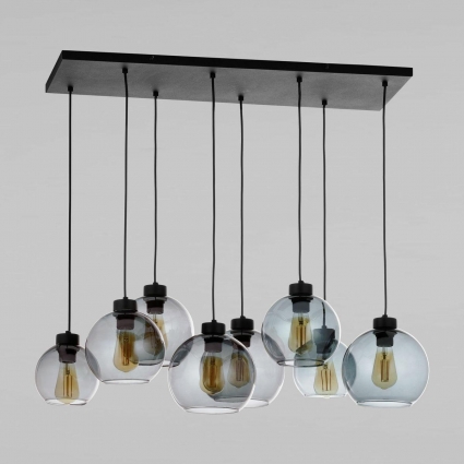 Подвесная люстра TK Lighting 4113 Cubus Graphite для кафе и ресторанов площадью до 16 кв.м.,  в современном стиле