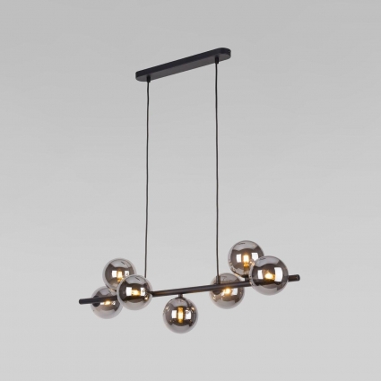Подвесная люстра TK Lighting 5666 Estera Black на площадь до 9 кв.м., цвет серый,  в современном стиле