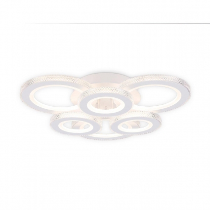 Потолочная светодиодная люстра Ambrella light Acrylica Original FA8872 на площадь до 20 кв.м., цвет белый