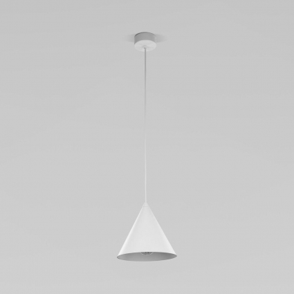 Подвесной светильник TK Lighting 10007 Cono на площадь до 2 кв.м., цвет белый,  в современном стиле