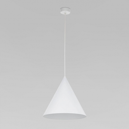Подвесной светильник TK Lighting 10009 Cono на площадь до 2 кв.м., цвет белый,  в современном стиле