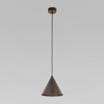 Подвесной светильник TK Lighting 10073 Cono на площадь до 2 кв.м., цвет коричневый,  в современном стиле