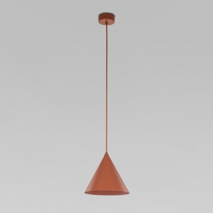 Подвесной светильник TK Lighting 10076 Cono на площадь до 2 кв.м., цвет оранжевый,  в современном стиле