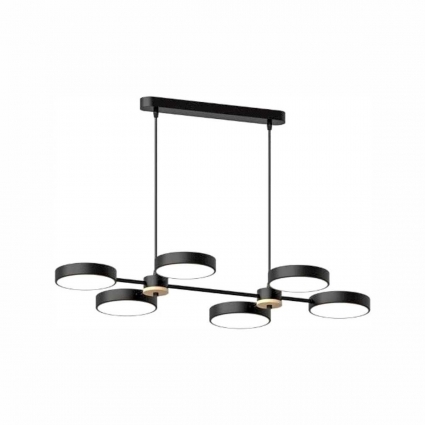 Подвесной cветильник LED4U L3217-820 BK на площадь до 15 кв.м., цвет бежевый,  в стиле модерн