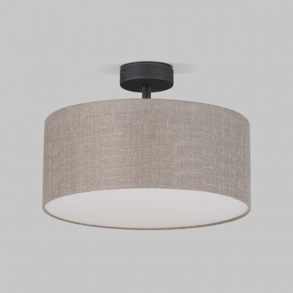 Потолочный светильник TK Lighting 6247 Rondo Linen на площадь до 8 кв.м., цвет серый