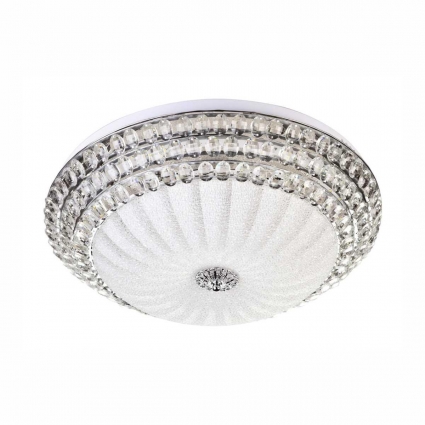 Потолочный светильник LED4U L1101-450 CR на площадь до 17 кв.м., цвет хром,  в стиле модерн