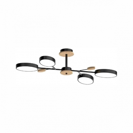 Потолочный cветильник LED4U L3219-830 BK на площадь до 17 кв.м., цвет бежевый,  в стиле модерн